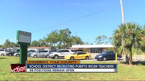 Polk County schools recruiting Puerto Rican teachers