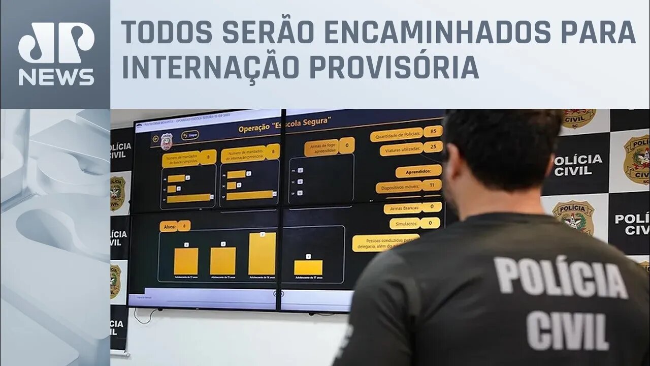 Operação Escola Segura apreende 10 adolescentes por ameaças de ataque