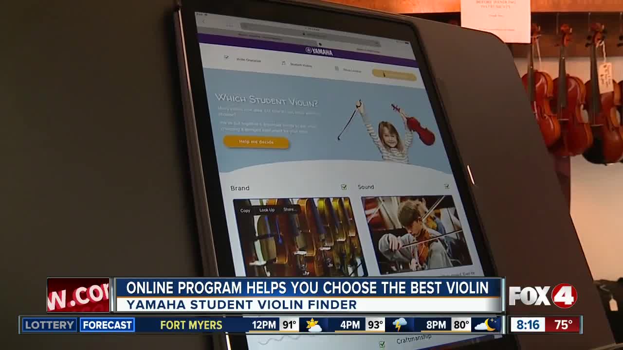 Free online program helps parents and students select ideal instruments