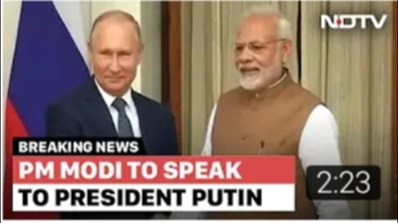 Russia Attacks Ukraine: PM Modi Will Speak To Russia's Putin Tonight On Ukraine Crisis