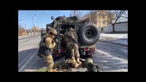 Kharkov - Russian column destroyed