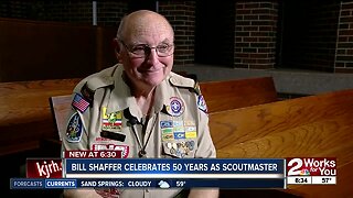 Bill Shaffer celebrates 50 years as scoutmaster for local troop