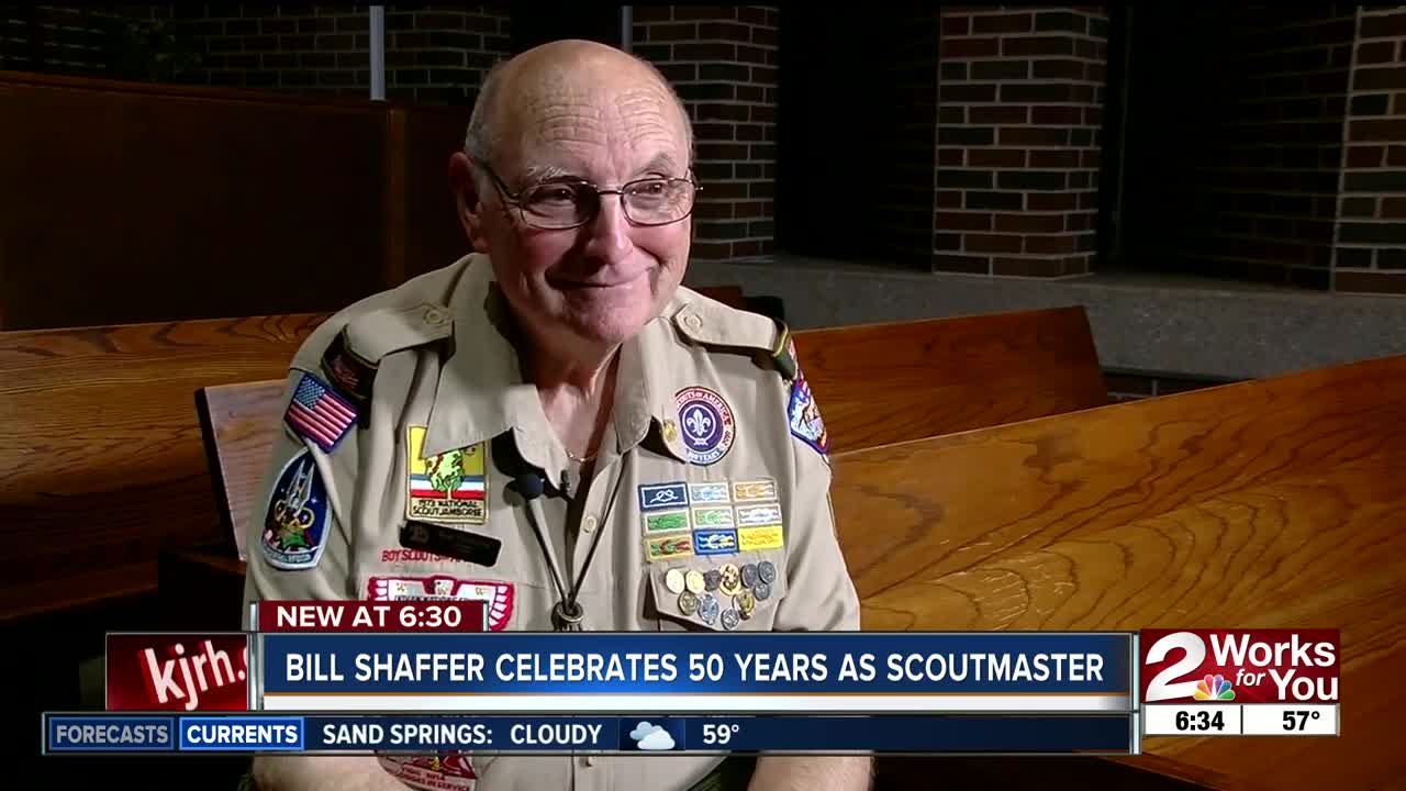 Bill Shaffer celebrates 50 years as scoutmaster for local troop