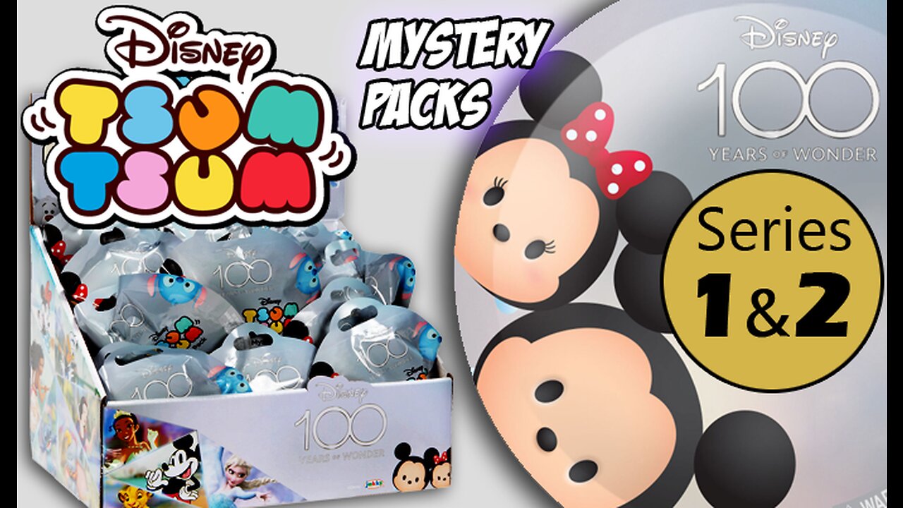 Disney Tsum Tsum Mystery Packs SERIES 1 & 2! (Disney 100)