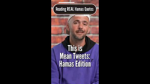 Mean Tweets Hamas Edition