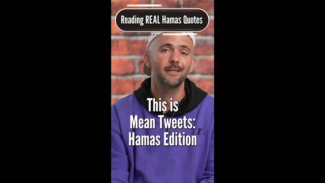 Mean Tweets Hamas Edition