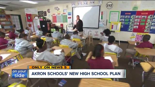 Akron schools introduce drastic changes to high school teaching model, start students on career path