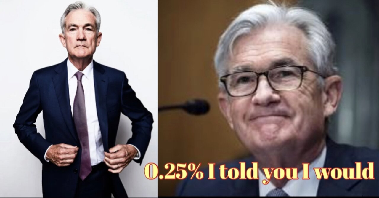 0.25% I told you I would