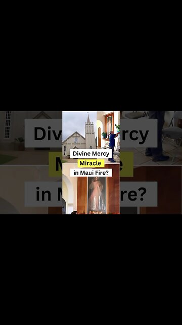 Divine Mercy miracle in Maui fire? Learn the promises of the Divine Mercy Image. #divinemercy