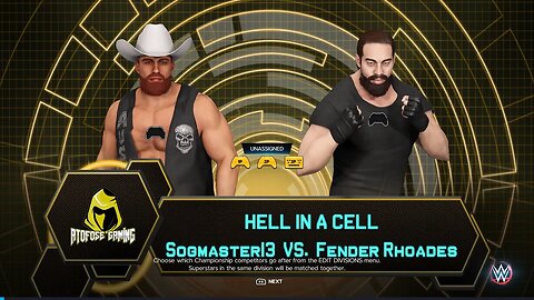 WWE2K23 AWF Week 9 Sunday Slam Match 3