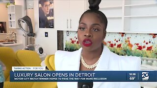 Luxury salon opens in Detroit; Motor City Match winner hopes to pave the way for more inclusion