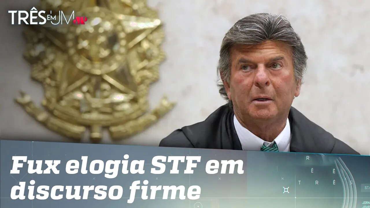 Fux durante última sessão como presidente do STF: “Fomos impermeáveis”