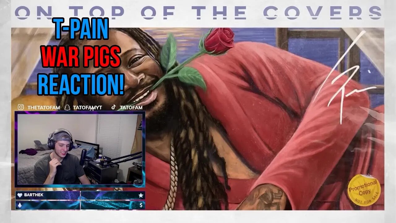 T-Pain - War Pigs (Official Visualizer) [REACTION]