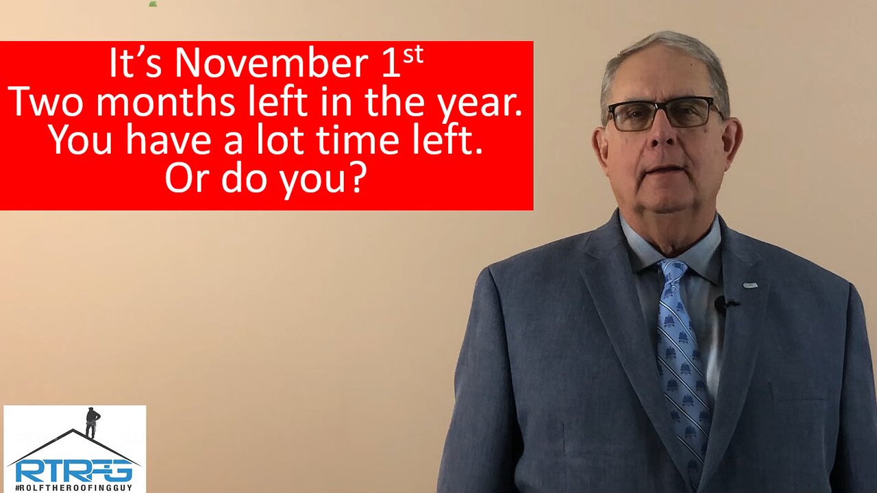 We have two months left this year. Or do we? With #RolfTheRoofingGuy
