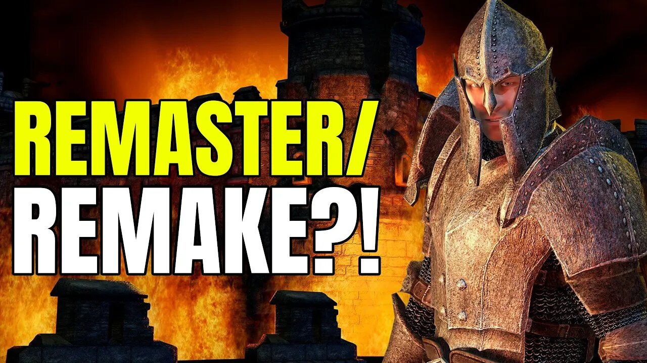 The Elder Scrolls Oblivion Is Getting A REMAKE/REMASTER?! - HUGE RUMOR