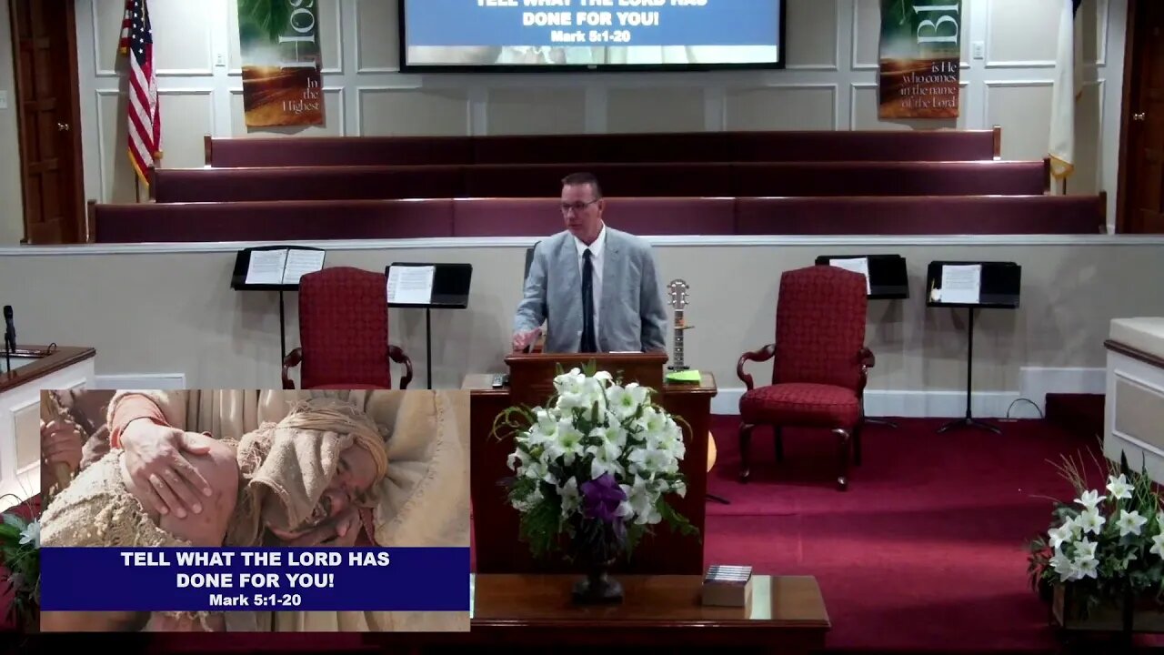 Tell What The Lord Has Done For You! Mark 5:1-20