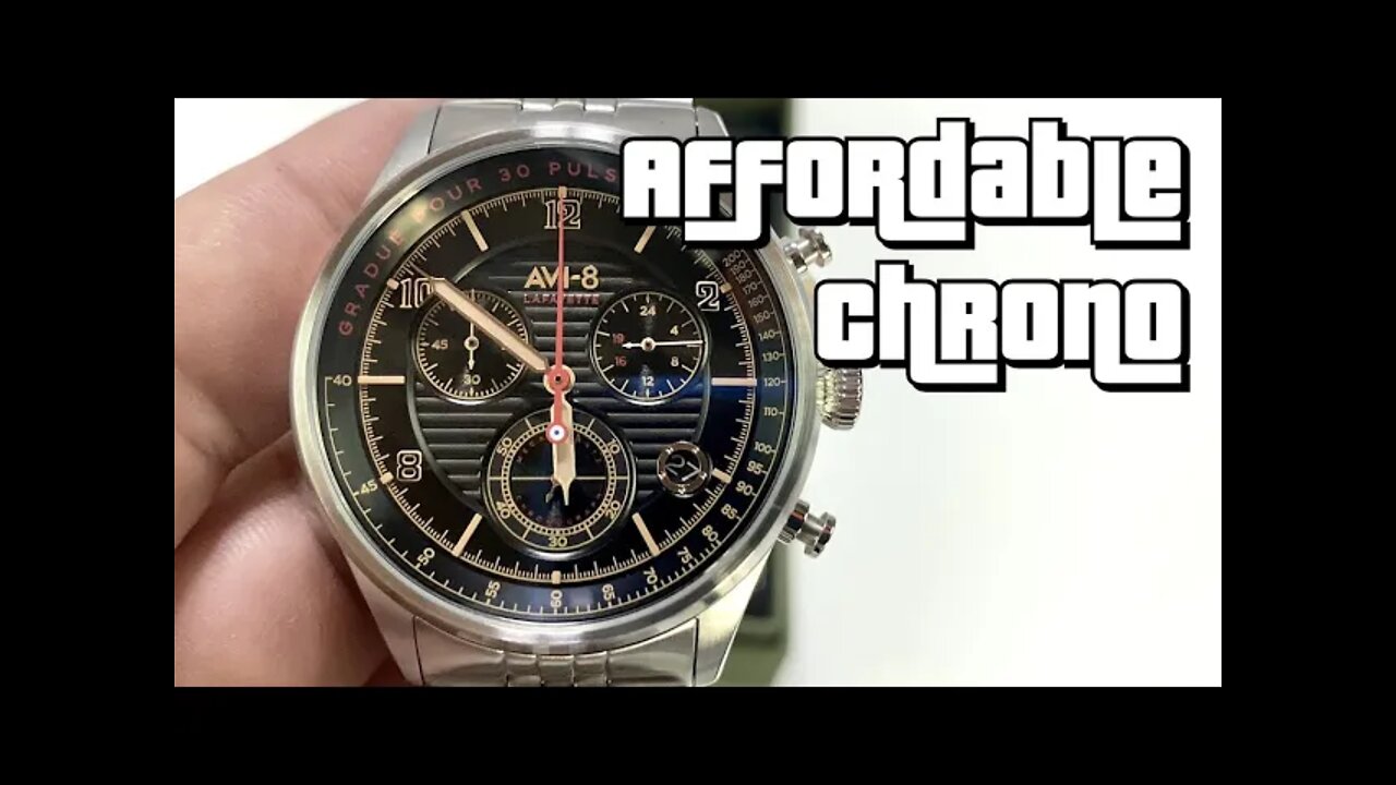 AVI-8 Flyboy Lafayette Chronograph Watch Review