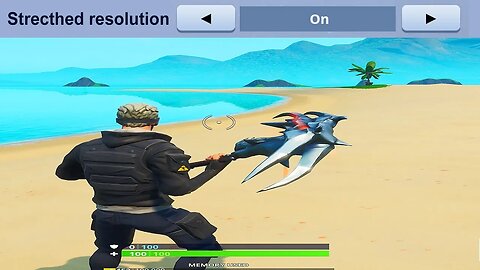 stretched resolution on PS4 Fortnite