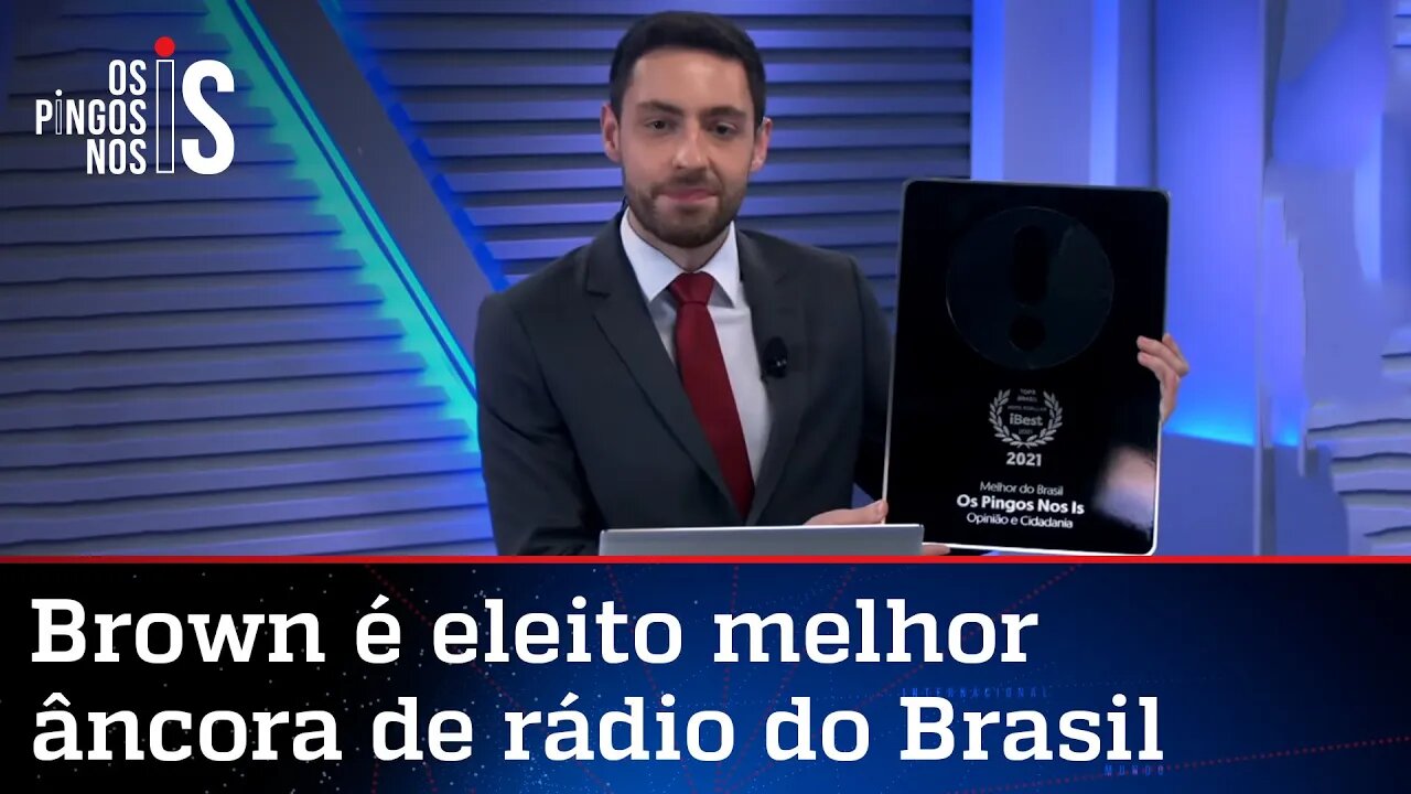 Vitor Brown ganha prêmio Comunique-se na categoria "Âncora de Rádio"