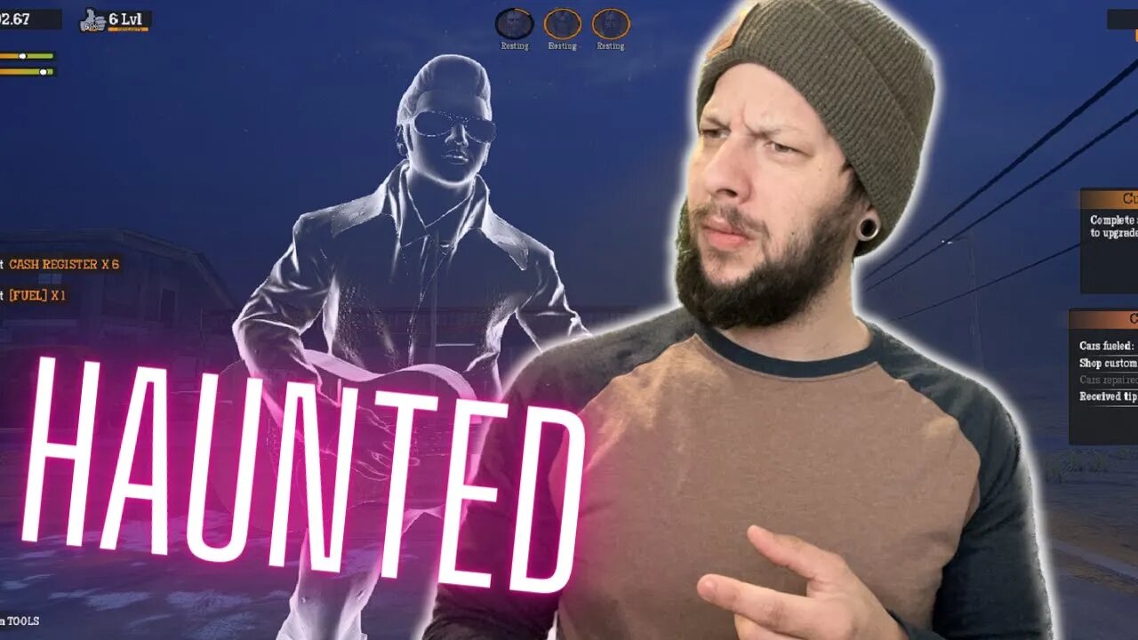 MY GAS STATION IS HAUNTED?