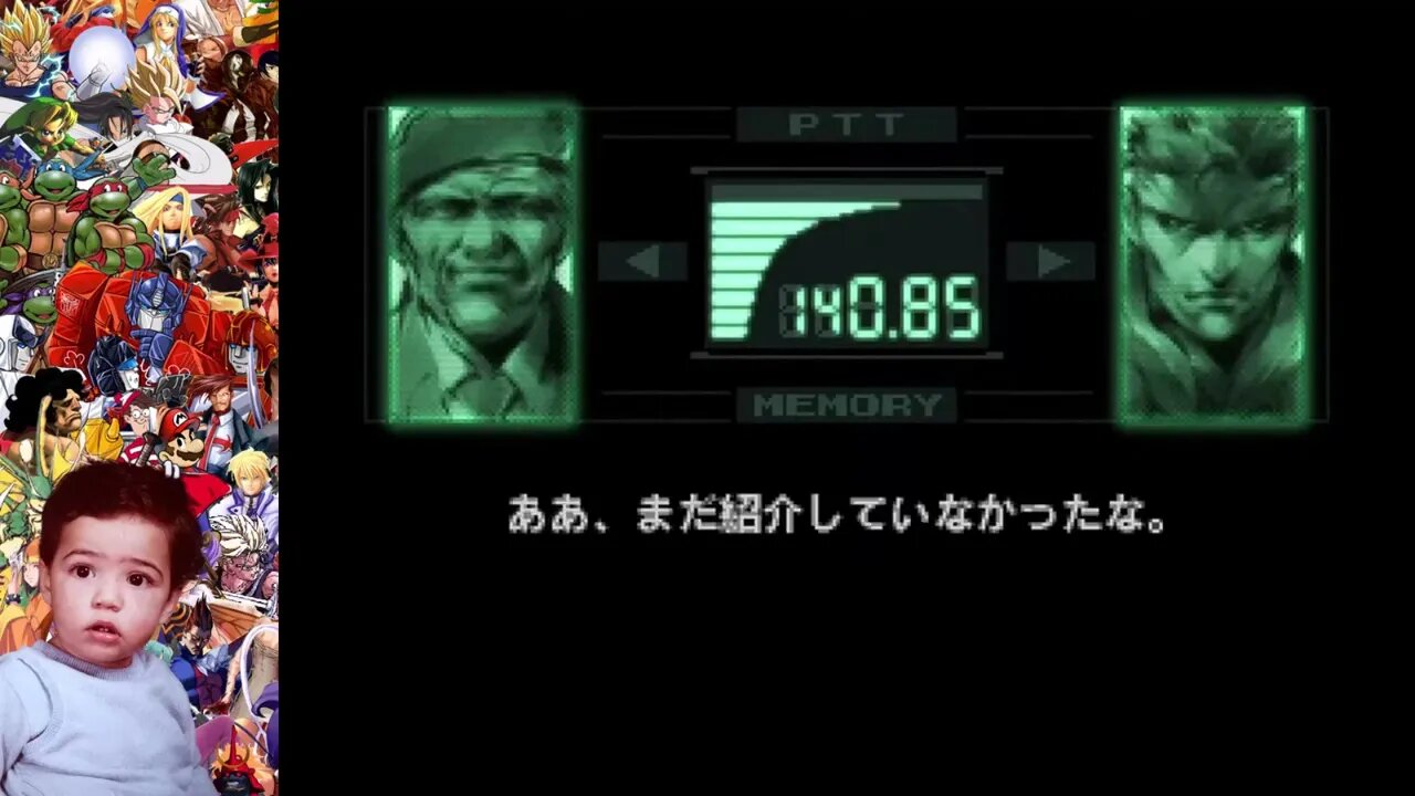 GamePlay RetroGame Metal Gear Solid Integral Jogo do Playstation One