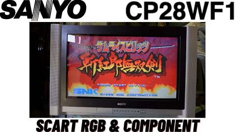 Sanyo CP28WF1 SCART & COMPONENT CRT TV