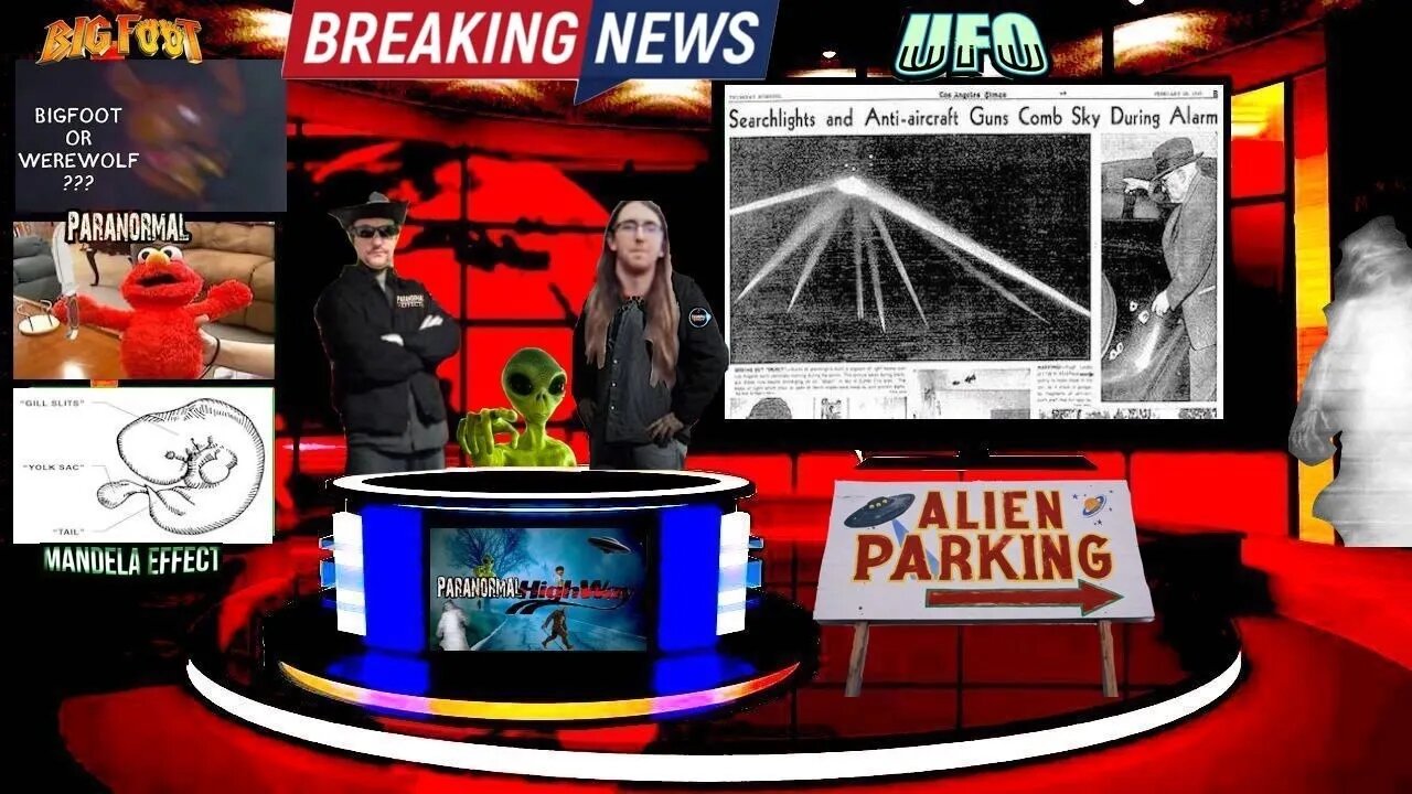 World News! UFO Battle Over Los Angeles & Bigfoot Or Werewolf In Mississippi