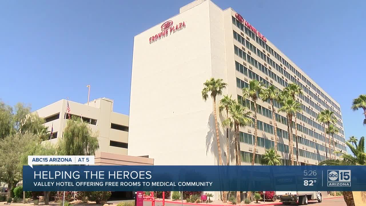 Valley hotel offering free rooms to medical community