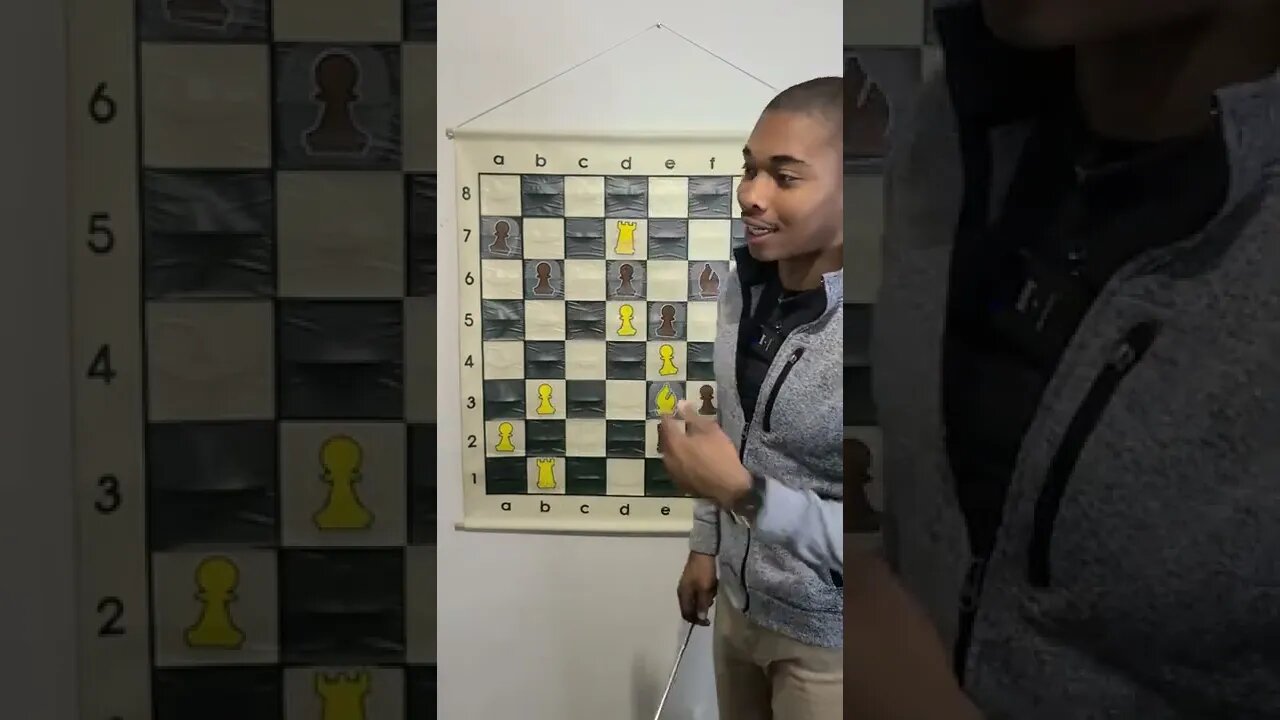 An Example of Underpromotion in Chess!