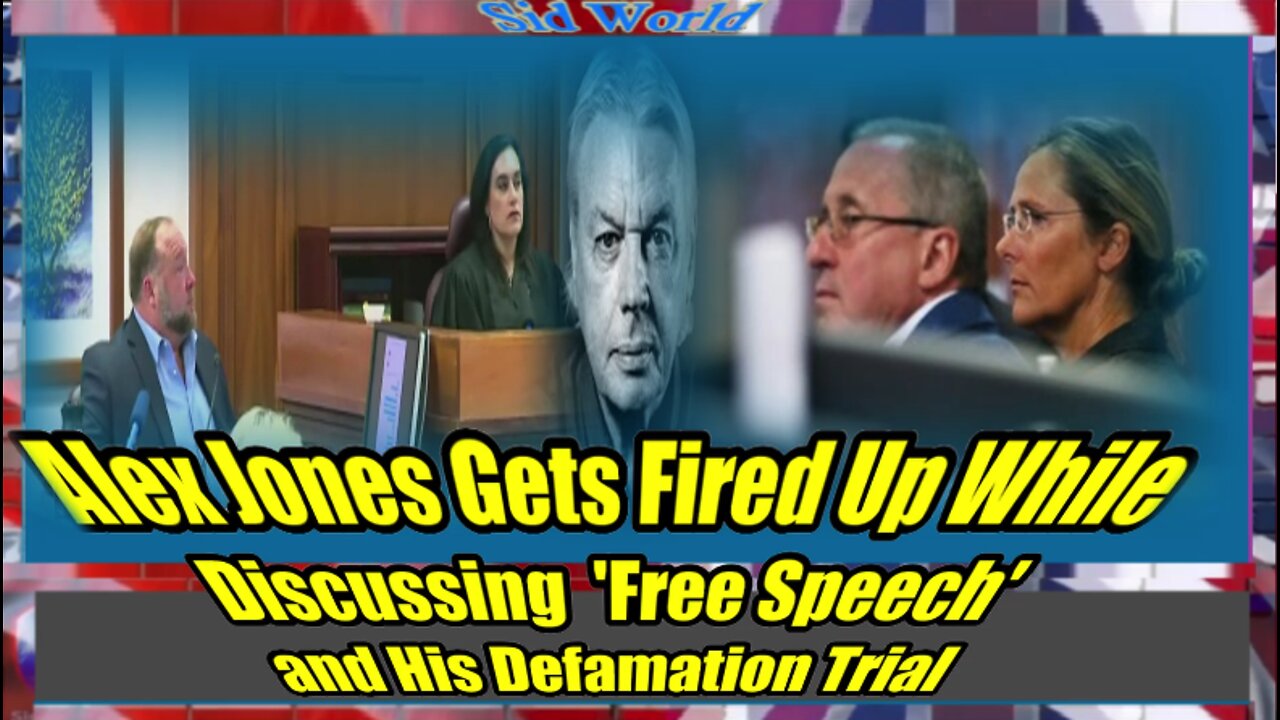 ALEX JONES 'TRIAL' - THE CANARY IN THE COAL MINE13 Aug 22