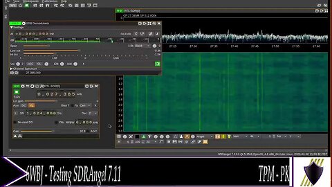 TPM - PK6WBJ - Testing SDRAngel 7.11