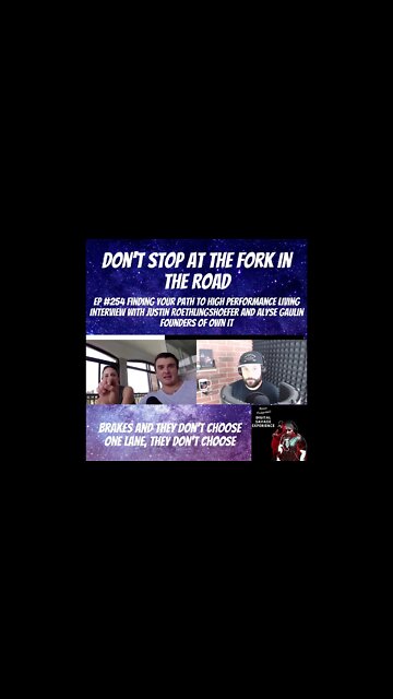 Don't Stop At The Fork In The Road - Ep 254 Finding Your Path to High Performance Living