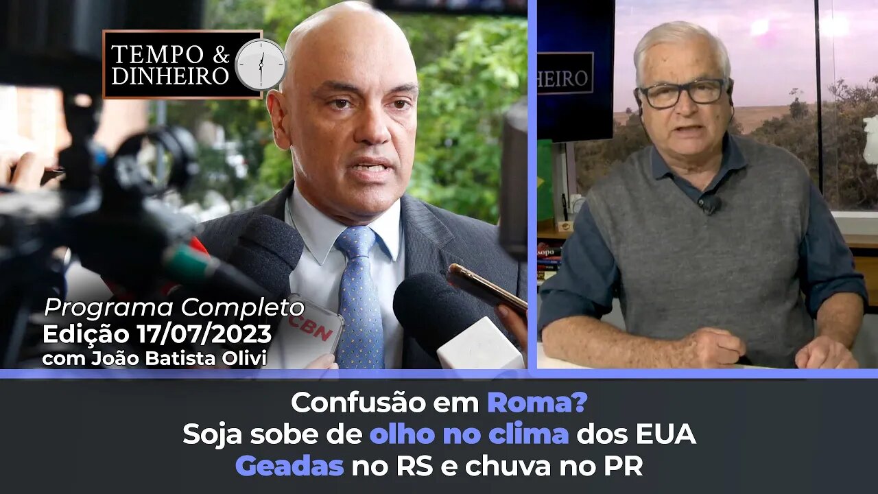 Soja sobe de olho no clima dos EUA. Confusão em Roma? Geadas no RS e chuva no PR