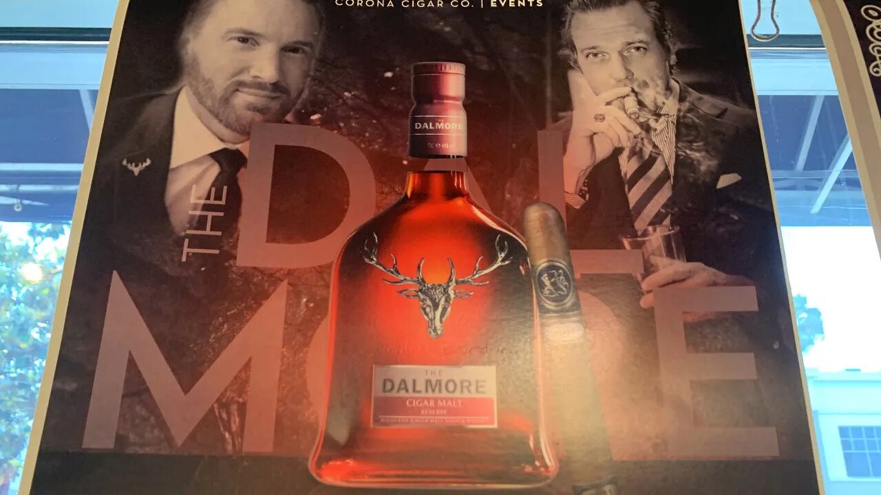 LIVE Pairing event- Dalmore "Cigar Malt" with Ferio Tego "Elegancia"