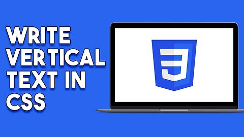 How To Write Vertical Text In Css