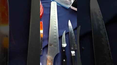 A Bevvy of Bad Blades, Brought Back from the Brink. #regrind #sharpening #knife #sharpener