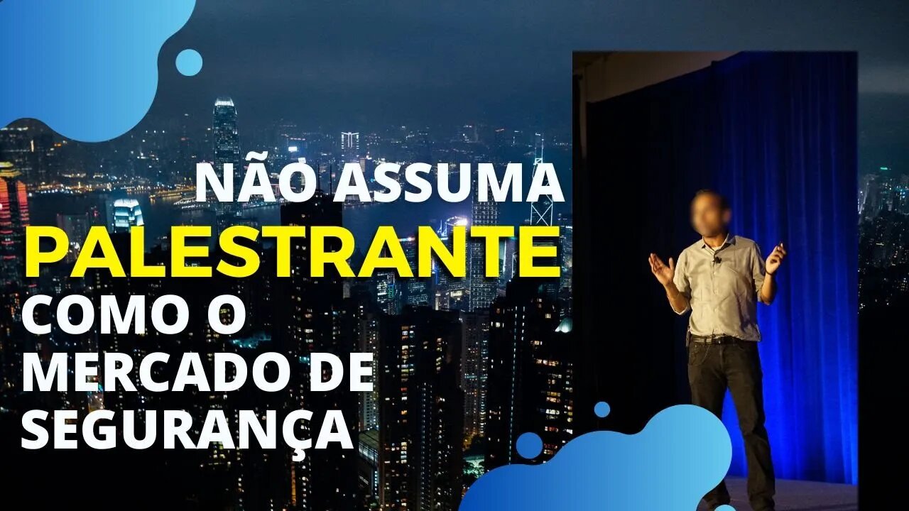 Na média, profissionais de segurança não são como palestrantes