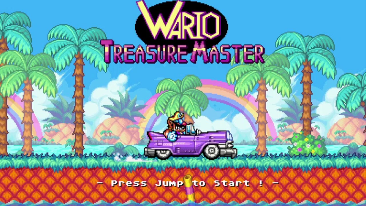 Wario Treasure Master - Super Mario Bros X