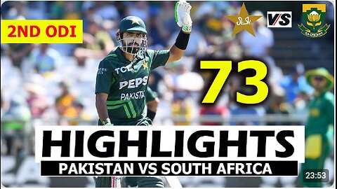 "Pakistan vs South Africa 2nd ODI Highlights | Thrilling Cricket Action! | Pakistan innings"