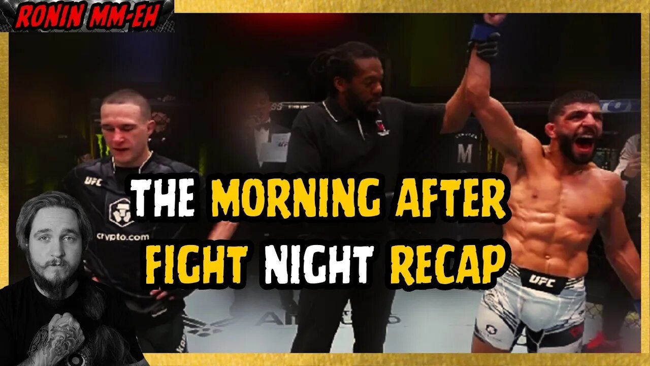 UFC FIGHT NIGHT KARA-FRANCE VS. ALBAZI RECAP