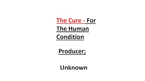 The Cure | For the Human Condition