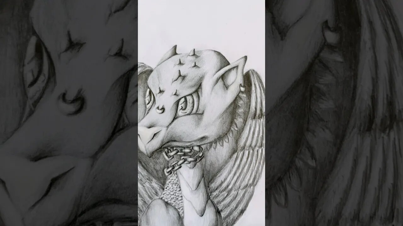 Parrot Dragon Drawing Named Fernando #dragon #sketching #drawing #artwork