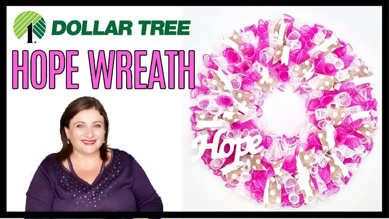 Easy DOLLAR TREE Curly DECO MESH WREATH DIY TUTORIAL