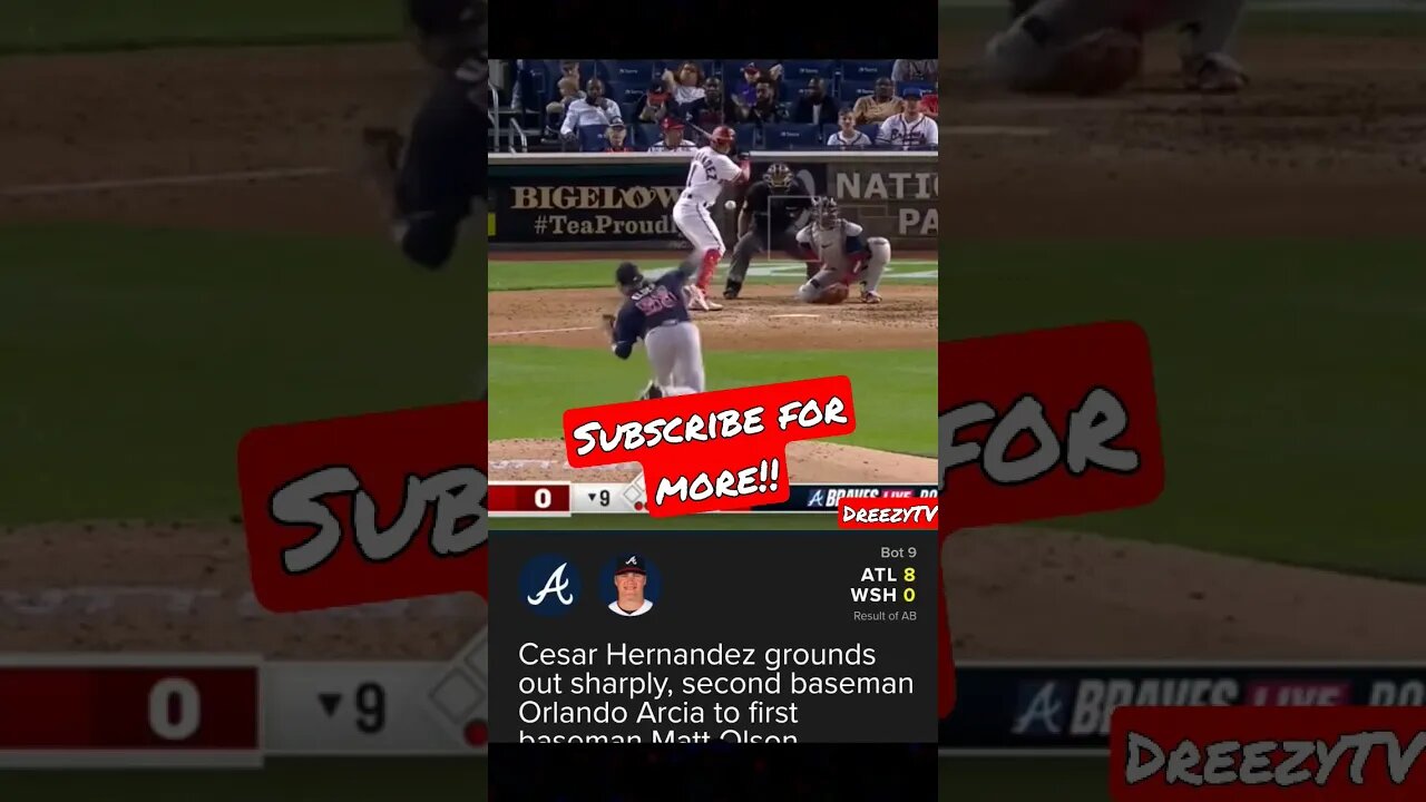 Atlanta Braves vs Washington Nationals Highlights September 26, 2022 #shorts #atlantabraves#trending