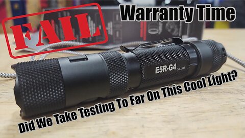 Went Too Far Testing?? The PowerTac E5R Gen 4 LED Flashlight