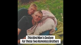 MAN IN AFRICA HELPS TWO WHITE HOMELESS BROTHERS