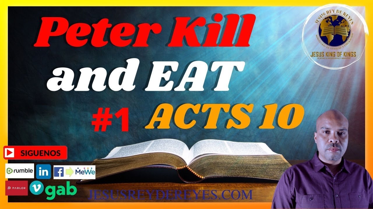 PETER KILL AND EAT, ACTS 10, Jesus King of Kings Church // #1