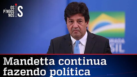 Mandetta volta a atacar Bolsonaro