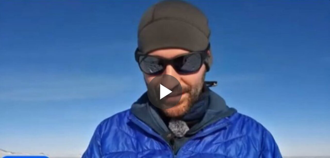 NEW: Flat Earther travels all the way to Antarctica to prove that the Earth is flat..