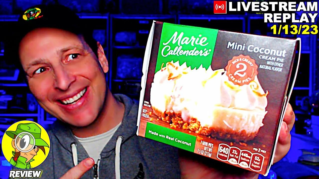 Marie Callender's® MINI COCONUT CREAM PIE Review 🥥🥧 Livestream Replay 1.13.23 ⎮ Peep THIS Out! 🕵️‍♂️